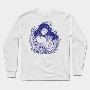 Frog girl shape-shifter Long Sleeve T-Shirt